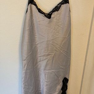 Victoria’s Secret Gray silk nightie